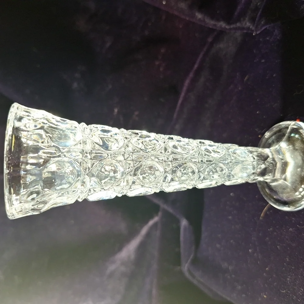 Elegant Clear Glass Vase